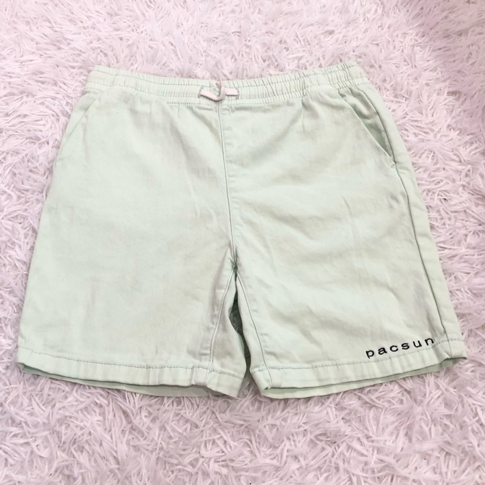 Pacsun Drawstring Pull On Shorts Mint Green Size Kids 12‎